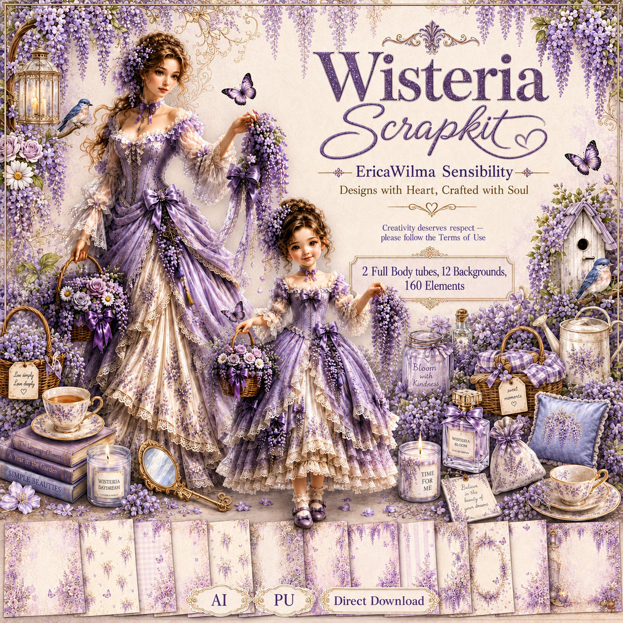 (image for) EW AI Scrapkit wisteria 2026